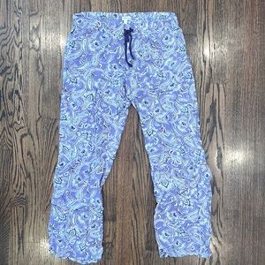 PJ Salvage Pajama Pants in Blue Paisley Print